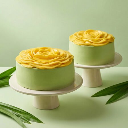 Mango Blossom Pandan Cake | 8" Round